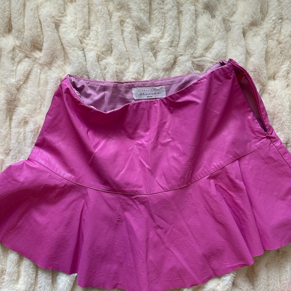 American Threads Pink Ruffled Mini Skirt - Picture 2 of 3